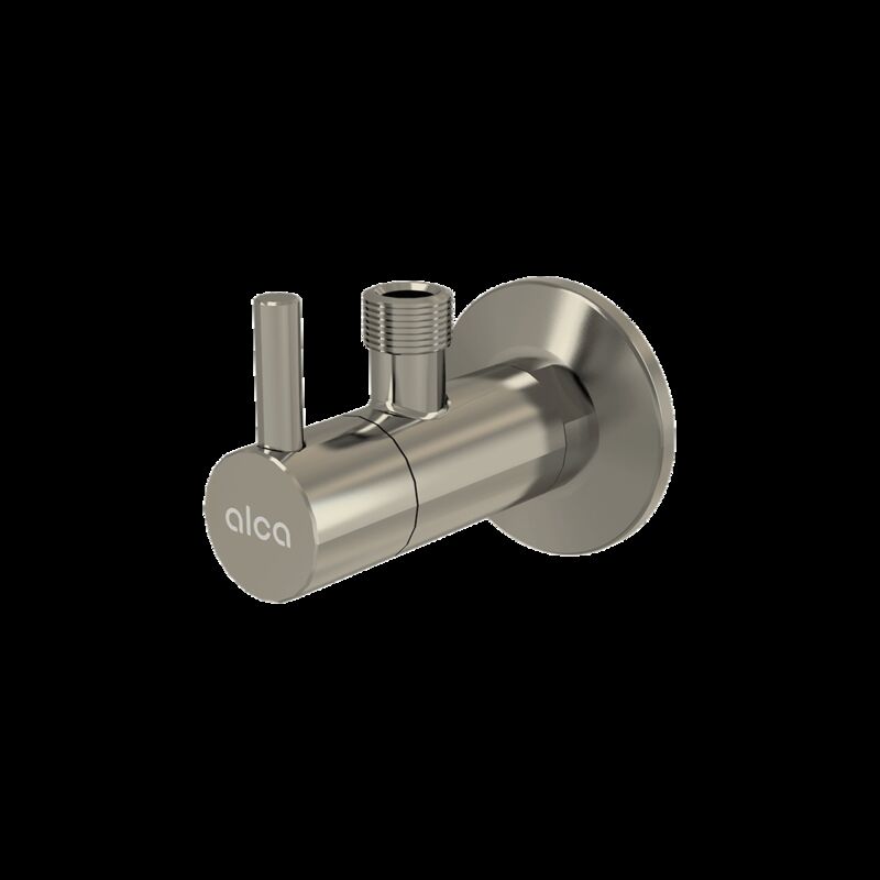 ARV001-N-B ventil rohovy s filtrem 1/2x3/8 NICKEL-kartacovany mat