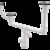 A456P sifon pro dvoudrez DN 40/50