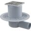podlah.vpust APV102 105x105/50 bocni mosaz-chrom