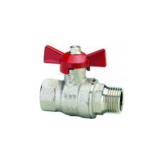 kulový uzávěr voda s motýlem 1/2 vnitřní/vnější závit