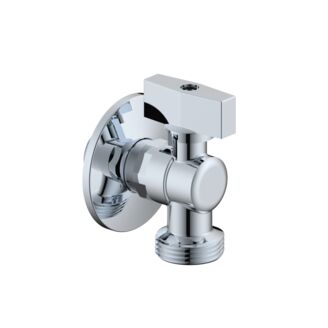 kulový kohout rohový pračkový se zpětnou klapkou 1/2x3/4