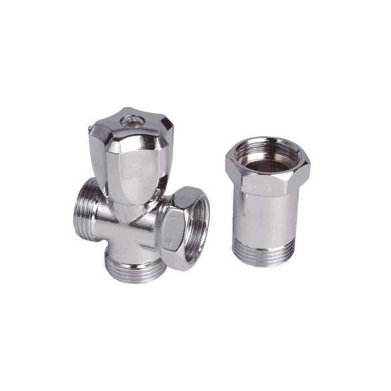 pračkový meziventil s prodloužením 3/4