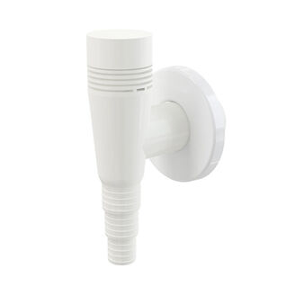 APS5 sifon prackovy venkovni bílý s privzdusnenim