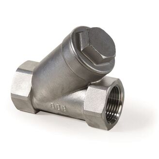 Zpětná klapka závitová nerez - série Y6 - 5/4; L=106mm