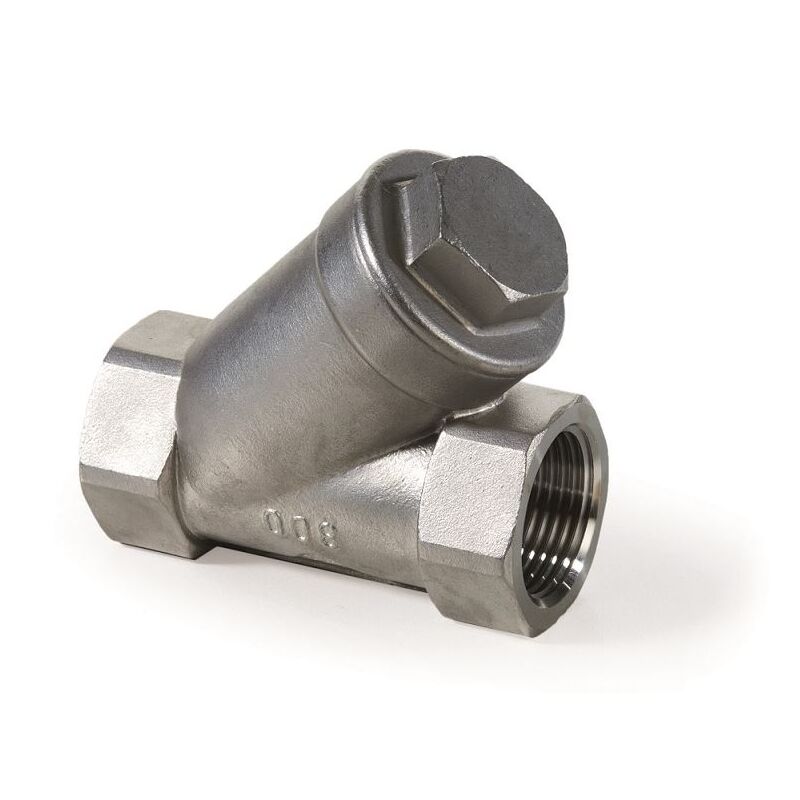 Zpětná klapka závitová nerez - série Y6 - 5/4; L=106mm