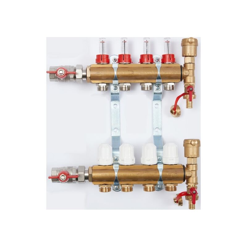 KIIPTHERM Profi 4R 4 okruhy, rozdělovač podlahového vytápění