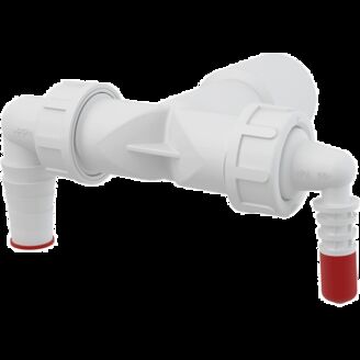 P156Z dvojite kolinko DN40/32 / 8-23 se zpet.klapkami