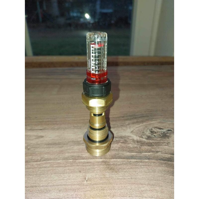 KIIPTHERM Plastový průtokoměr pro rozdělovač 3/4x1/2 Eurokonus