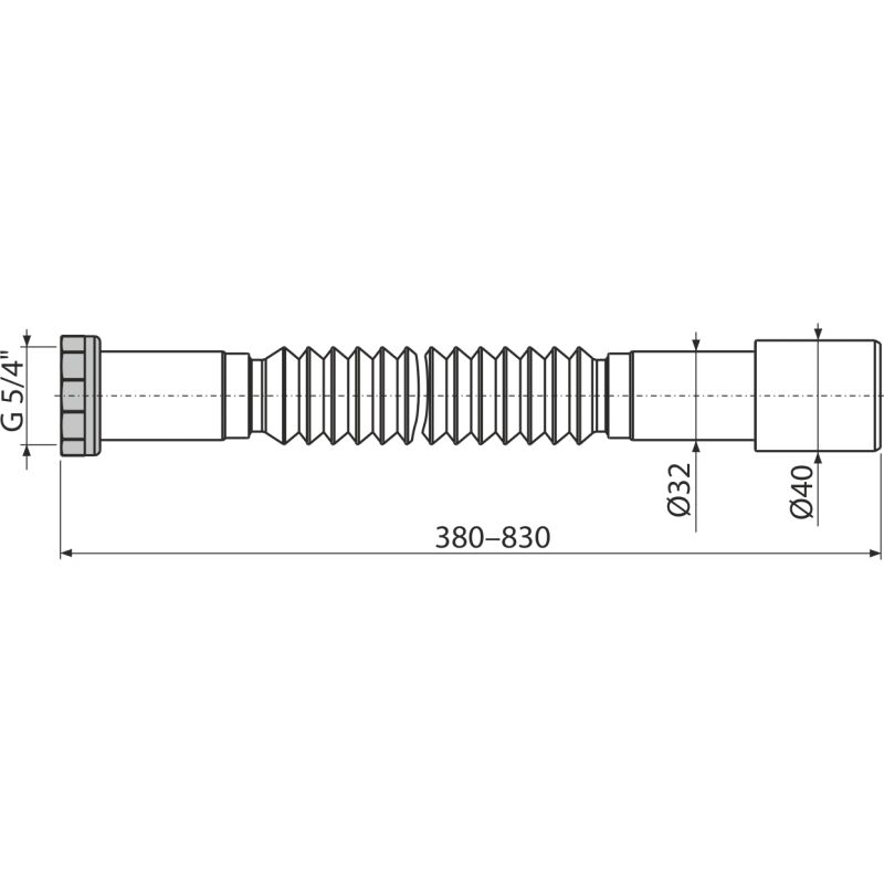 A750 Flexi pripojeni 5/4x32/40 plast