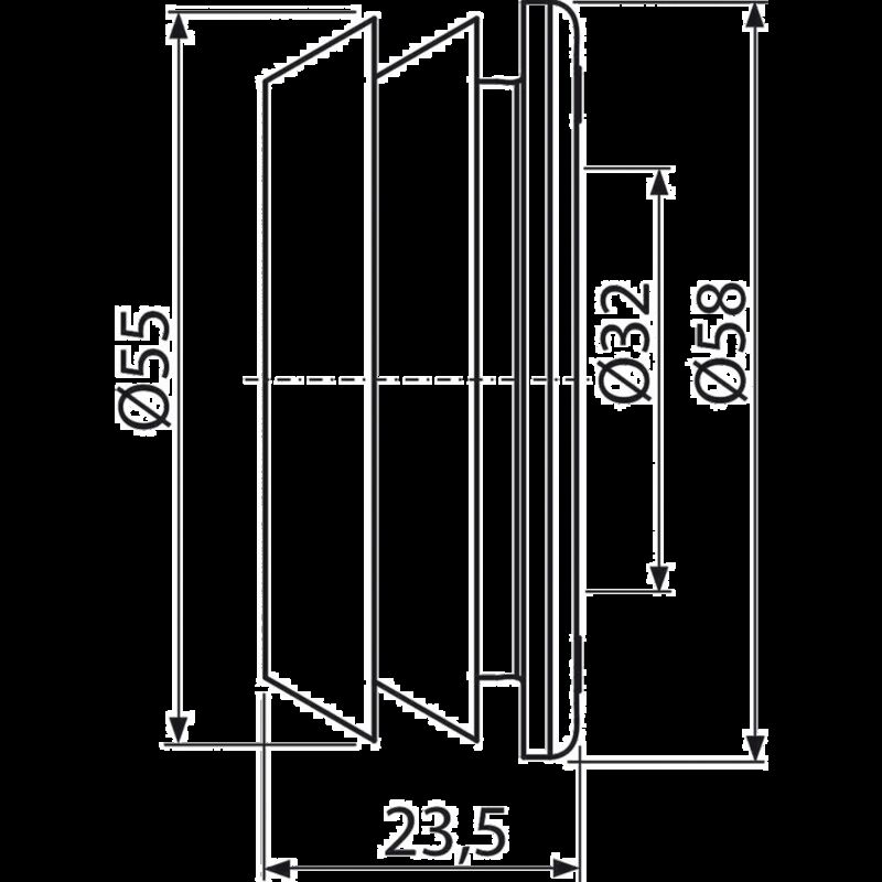 A-93 koleno 50 x 40 mm