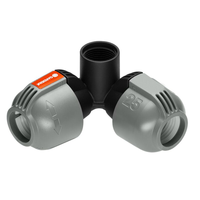 GARDENA L-kus  25mm x vnitřní závit 3/4 rohová přípojka zadešťovače