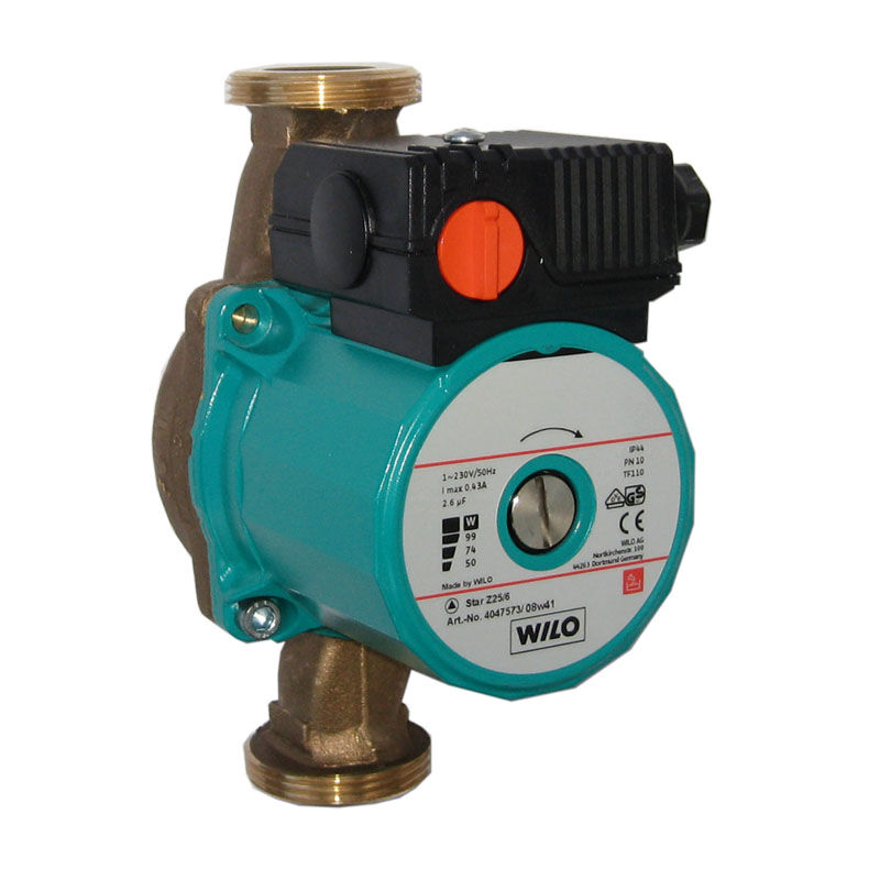 čerpadlo Wilo Z 25/6 EM PN10 na teplou vodu