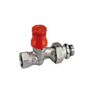 termostatický ventil dvouregulační Giacomini 402P 3/8 přímý s víčkem