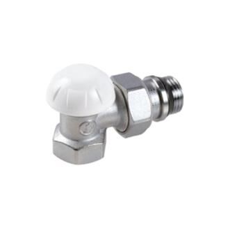 regulační radiátorové šroubení rohové Giacomini R 14TG chrom 3/8