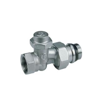 regulační radiátorové šroubení přímé Giacomini R 715TG s vypouštěním 3/8