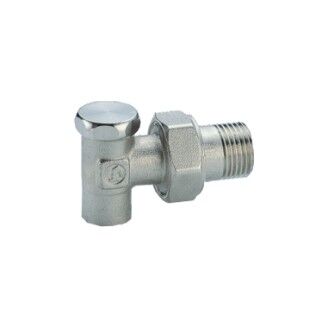 regulační radiátorové šroubení rohové Giacomini R 16C2 pro pájeni Cu trubky 1/2x15