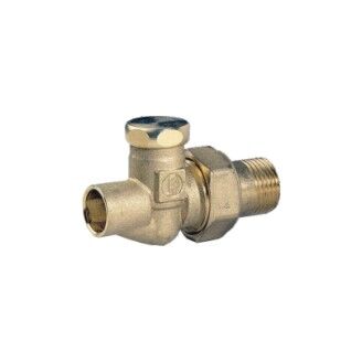 regulační radiátorové šroubení přímé Giacomini R 17C mosaz pro Cu trubky 1/2x15