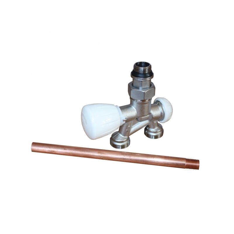 termostatický ventil dvoucestný přímý Giacomini R 356B s nátrubkem, bez adaptérů 1/2x18mm