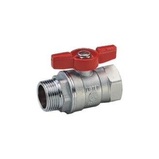 kulový uzávěr voda Giacomini R 254D motýl vnitřní/vnější závit chrom 1/4