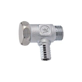 vypouštěcí ventil úhlový chrom Giacomini R 65D 1/4