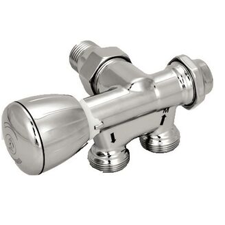 čtyřcestný term.ventil rohový s nátrubkem Giacomini T 358M 1/2x16 levý