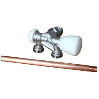 termostatický ventil dvoucestný rohový Giacomini R 357BI s nátrubkem, bez adaptérů 1/2x18mm