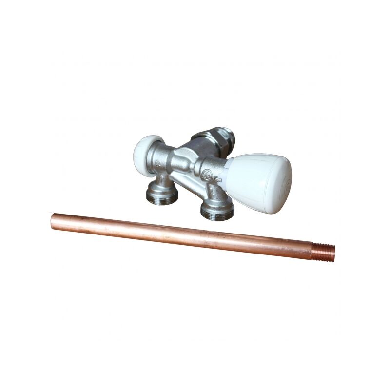 termostatický ventil dvoucestný rohový Giacomini R 357BI s nátrubkem, bez adaptérů 1/2x18mm