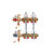 GIA-R 553FK 1 x18/9 rozdelovac R553F s kul.koh.,teplomery,vypoust.a odvzd.