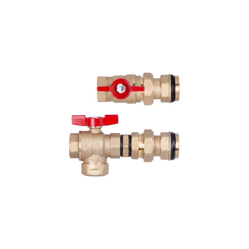 GIA-GE 555-K1 vstupni sada 11/2 pro patrove rozdelovace GE555, kulovy kohout a filtr