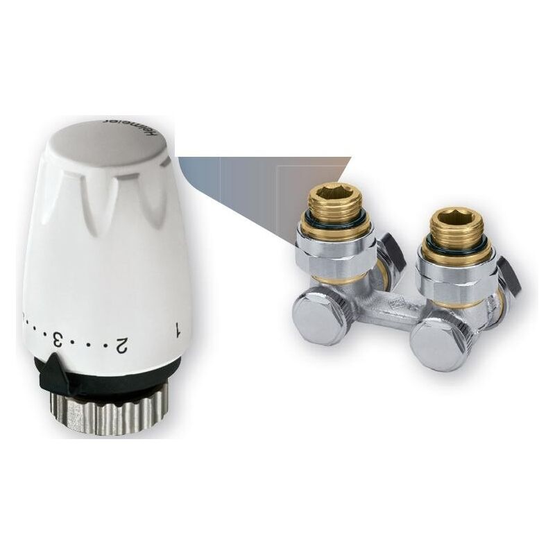 HEI AKCE termostatická hlavice DX + Vekotec 1/2 rohový