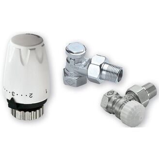 HEI AKCE termostatická hlavice DX + V - exakt+Regutec 1/2 rohový