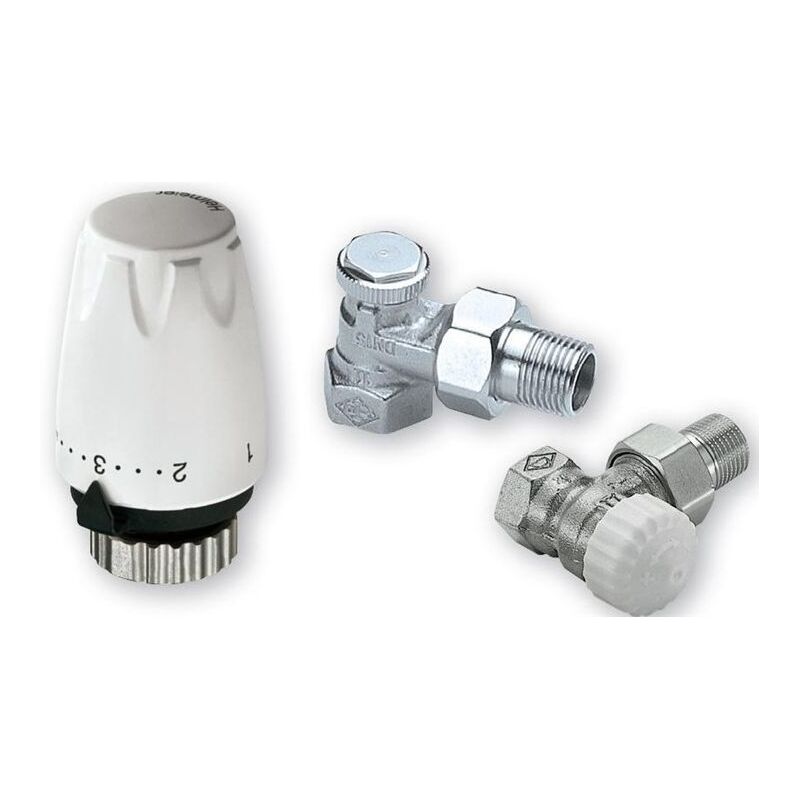 HEI AKCE termostatická hlavice DX + V - exakt+Regutec 1/2 rohový