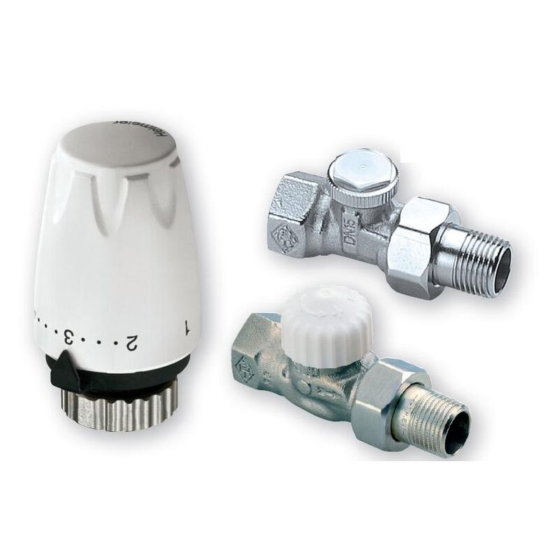 HEI AKCE termostatická hlavice DX + V - exakt+Regutec 1/2 přímý