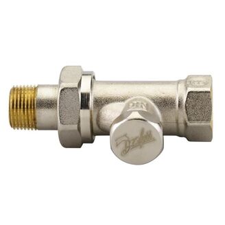 DANFOSS radiátorové šroubení RLV-S 3/8  přímé s uzavíráním