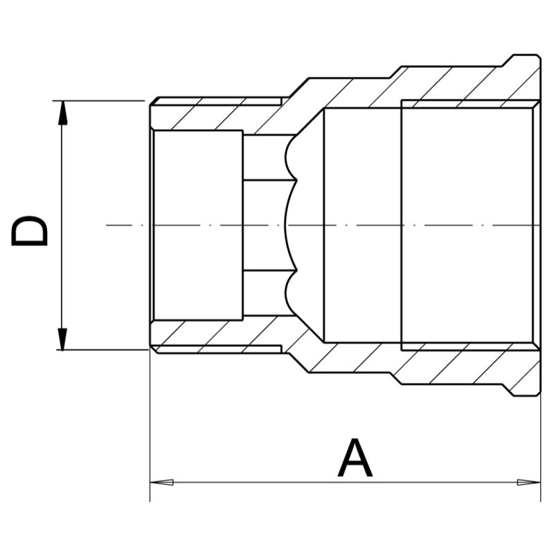 prodlouzeni kovane FT216 3/4x10