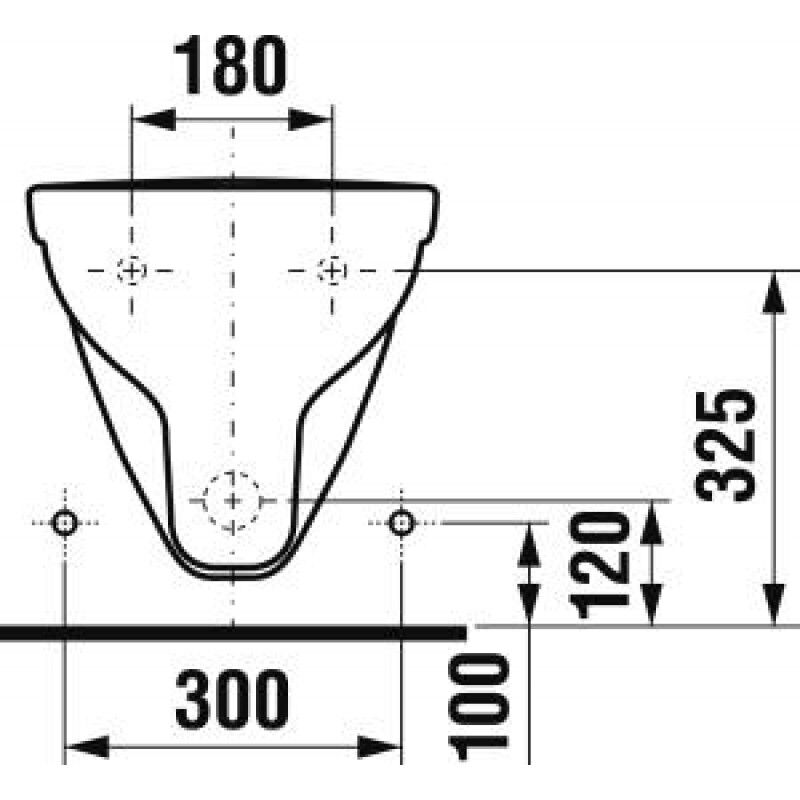 závěsný bidet Deep by Jika NEW 3061.1 bílý