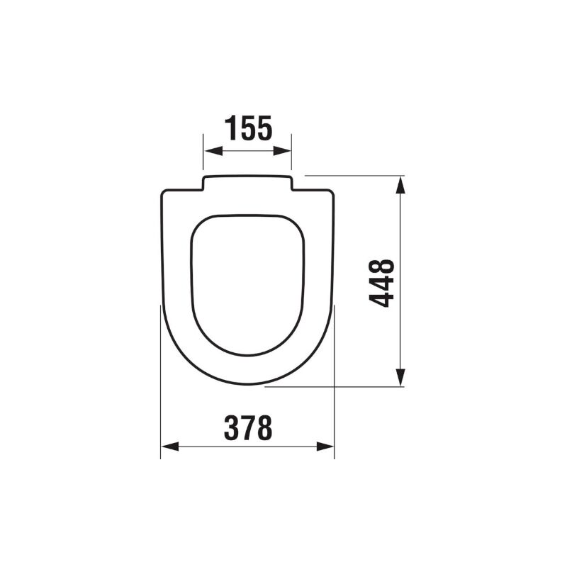 WC sedátko MIO 9271.1 sedátko bílé