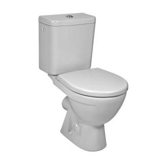 WC klozet kombi LYRA PLUS vodorov.odpad,boční napouštění,hluboké splachování Dual Flush 2638.6.241