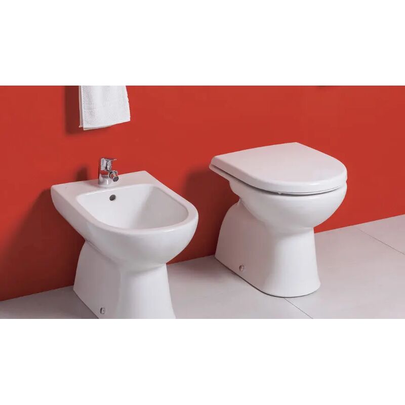stojící bidet LYRA plus 3238.1.304 s 1 otvorem pro baterii