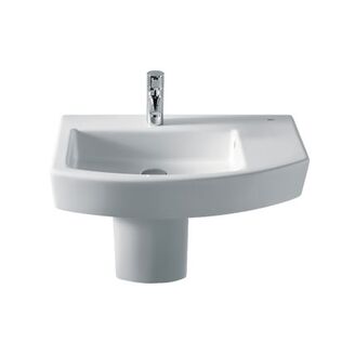 ROCA HALL 7327620000 asymetrické umyvadlo 65x42cm vč. montážní sady