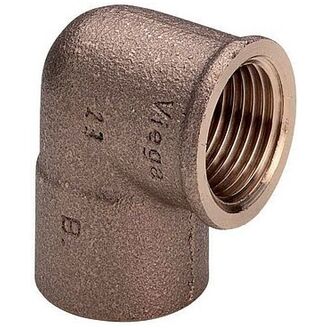 CU koleno vnitřní závit 4090g 15x1/2