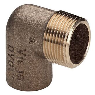 CU koleno vnější závit 4092g 12x1/2