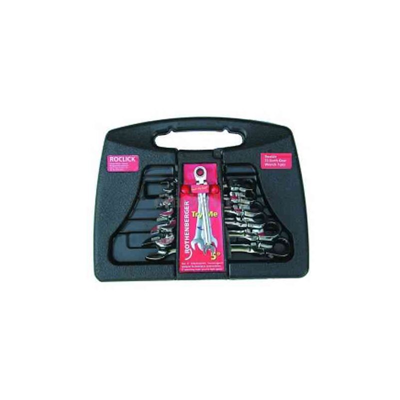 kombinovaná sada očkových ráčnových klíčů 8-10-11-13-14-17-19mm
