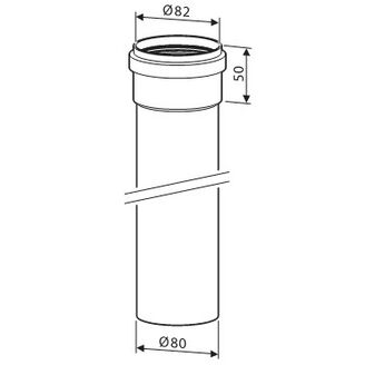 prodloužení JUNKERS AZ 384 - 1000mm /7716050059/