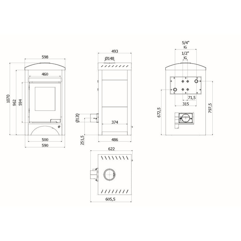 AQUAFLAM VARIO BARMA 11/5kW beleny dub