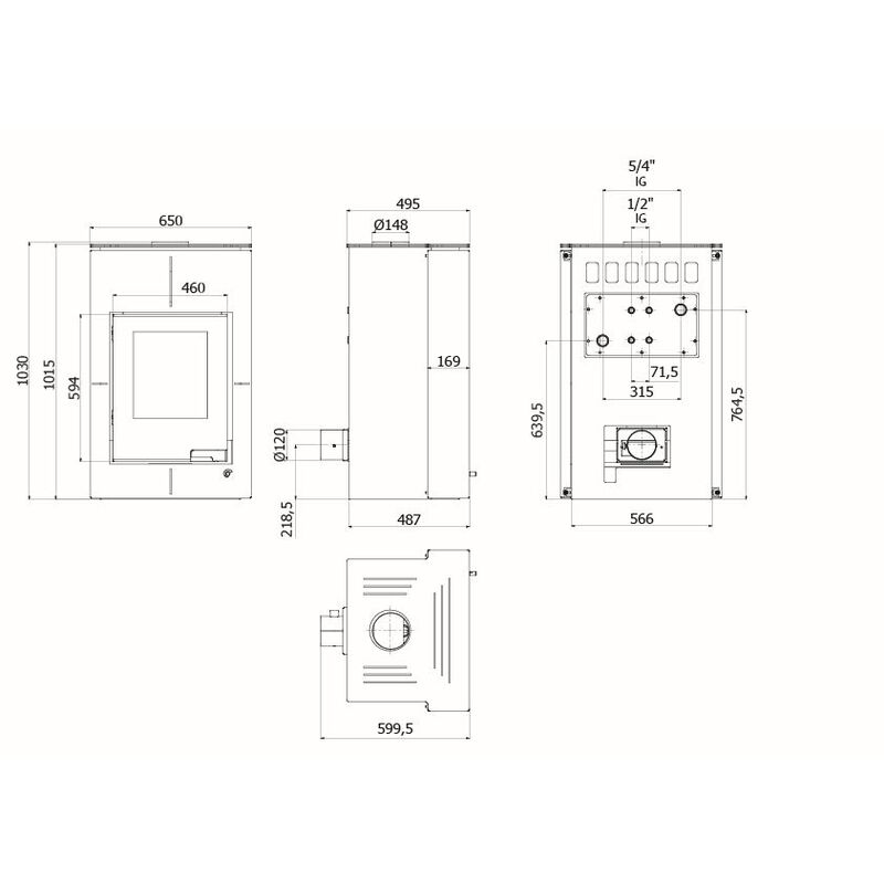 AQUAFLAM VARIO BARMA 11/5kW beleny dub