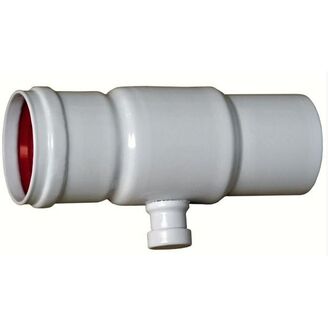 DAKON vsuvka 100/60 L175 pro odvod kondenzátu horizontální ke KS