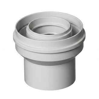 IMMER-adapter-redukce DN60/100-DN80/125 plast/Al