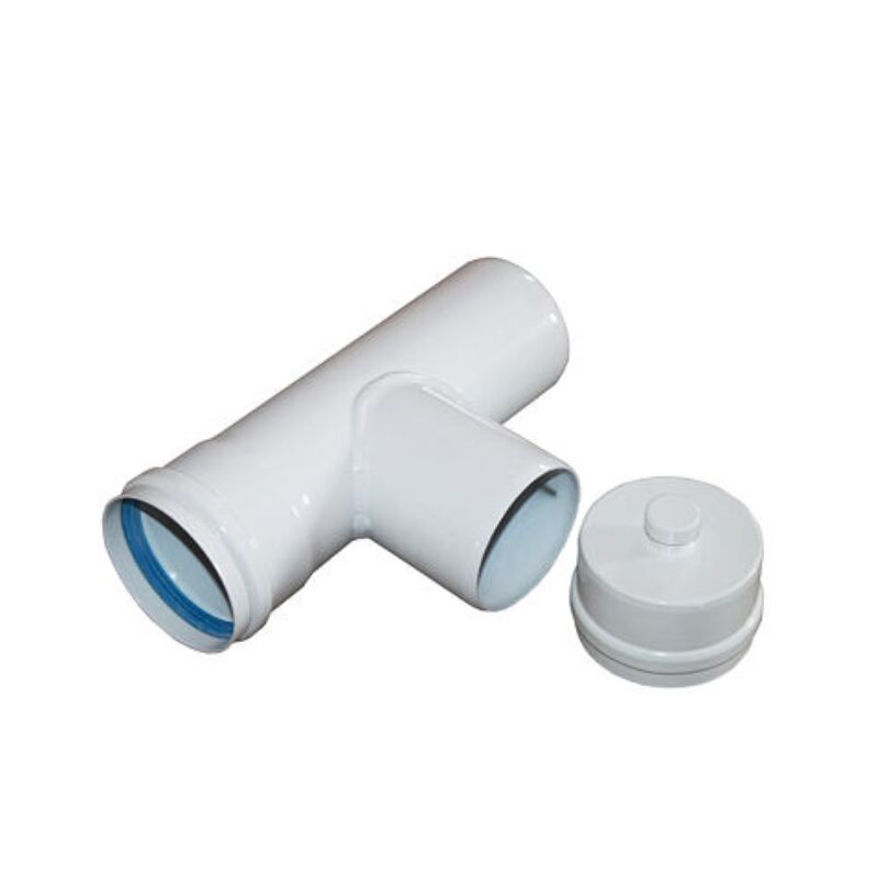 RICOM T-kus DN80 vc.jimky Al bily