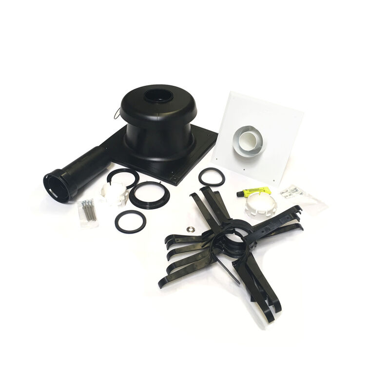 BRILON univerzální komínová sada renoSET KOMPAKT  DN100/60-DN80 flex s poklopem